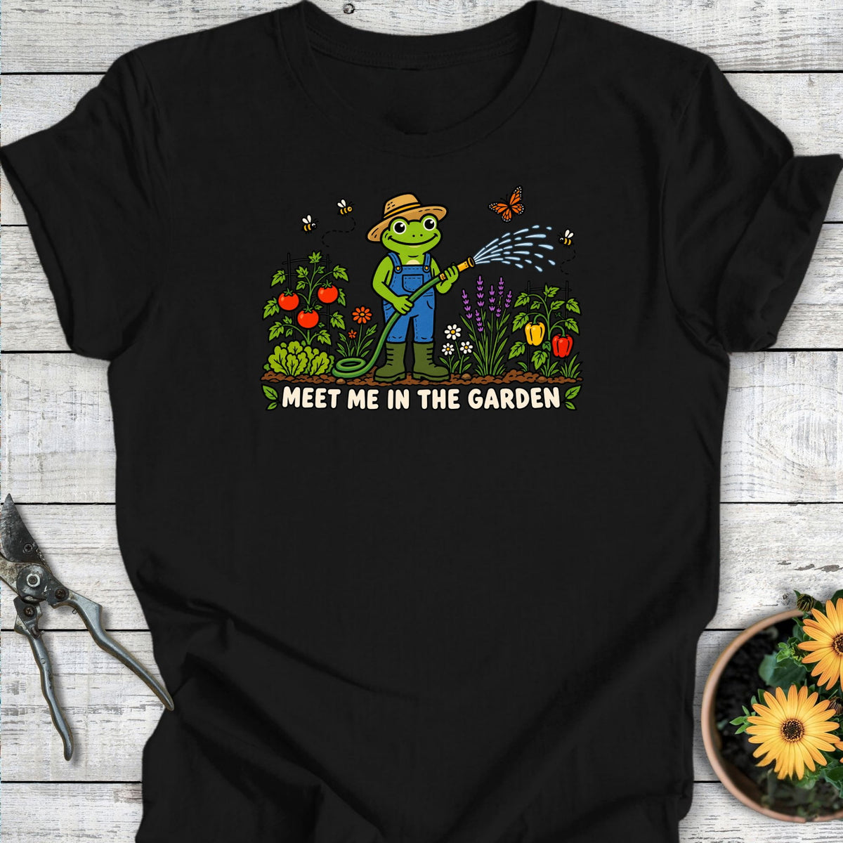 Printify T-Shirt Black / S Meet Me T-Shirt