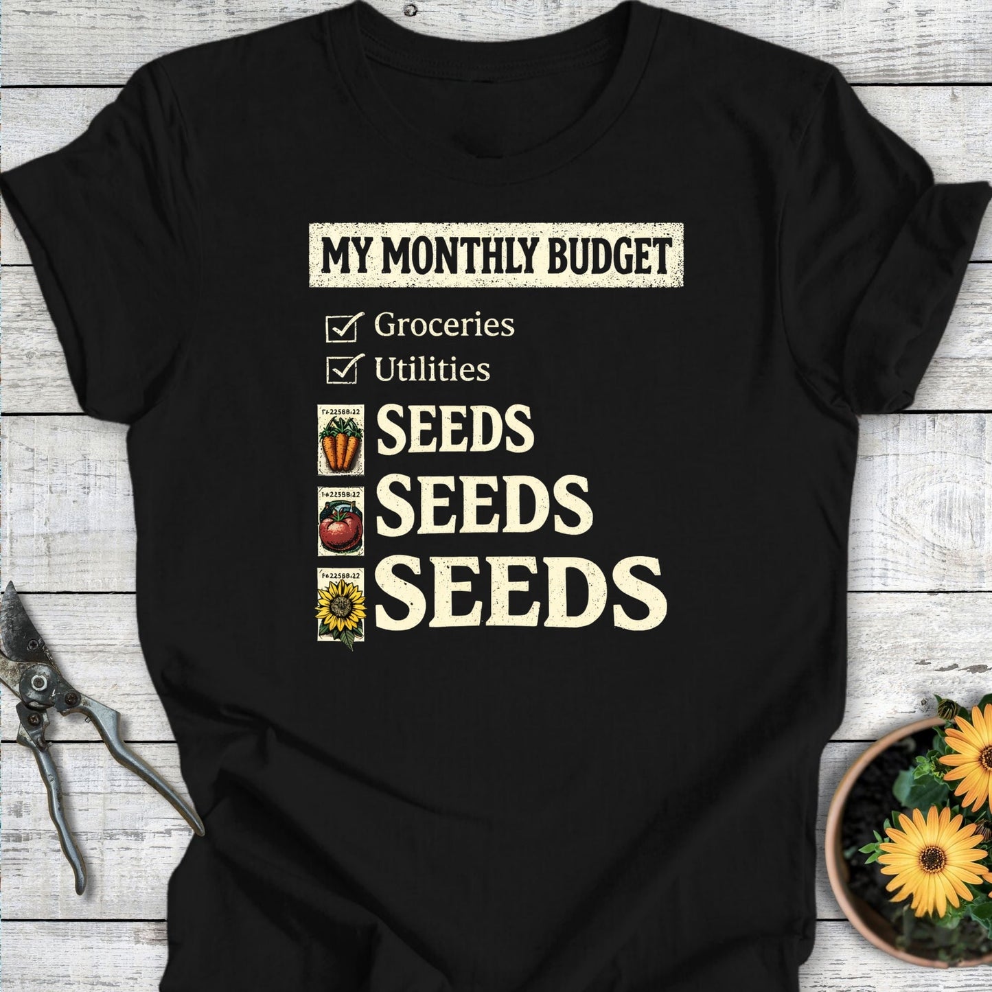 Printify T-Shirt Black / S Monthly Budget T-Shirt