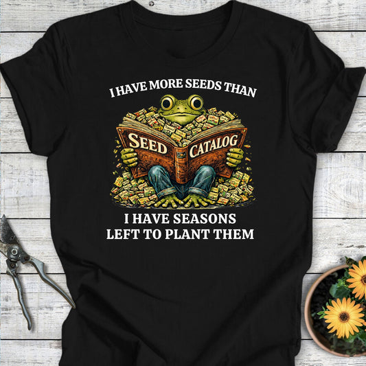 Printify T-Shirt Black / S More Seeds T-Shirt