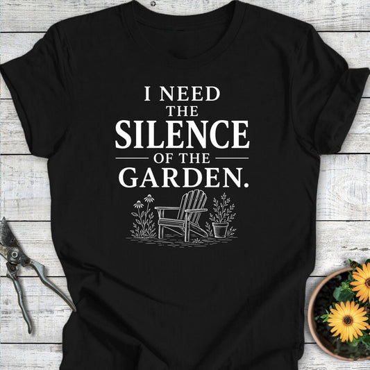 Printify T-Shirt Black / S Need the Silence T-Shirt