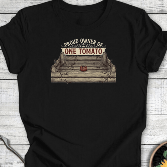 Printify T-Shirt Black / S One Tomato T-Shirt