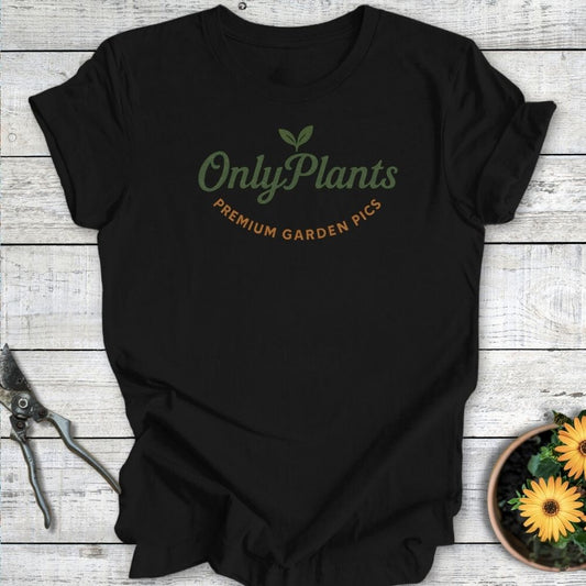 Printify T-Shirt Black / S Only Plants