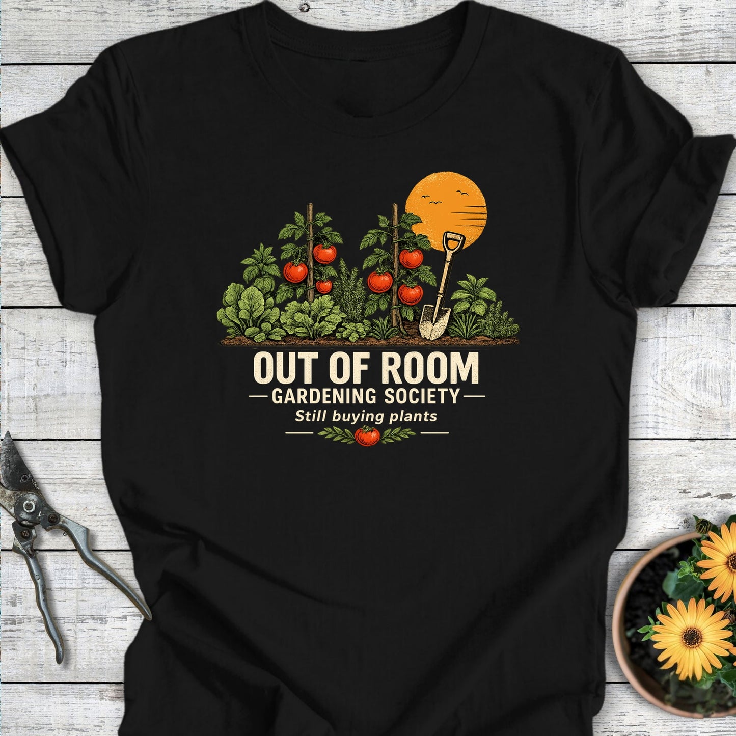 Printify T-Shirt Black / S Out of Room T-Shirt