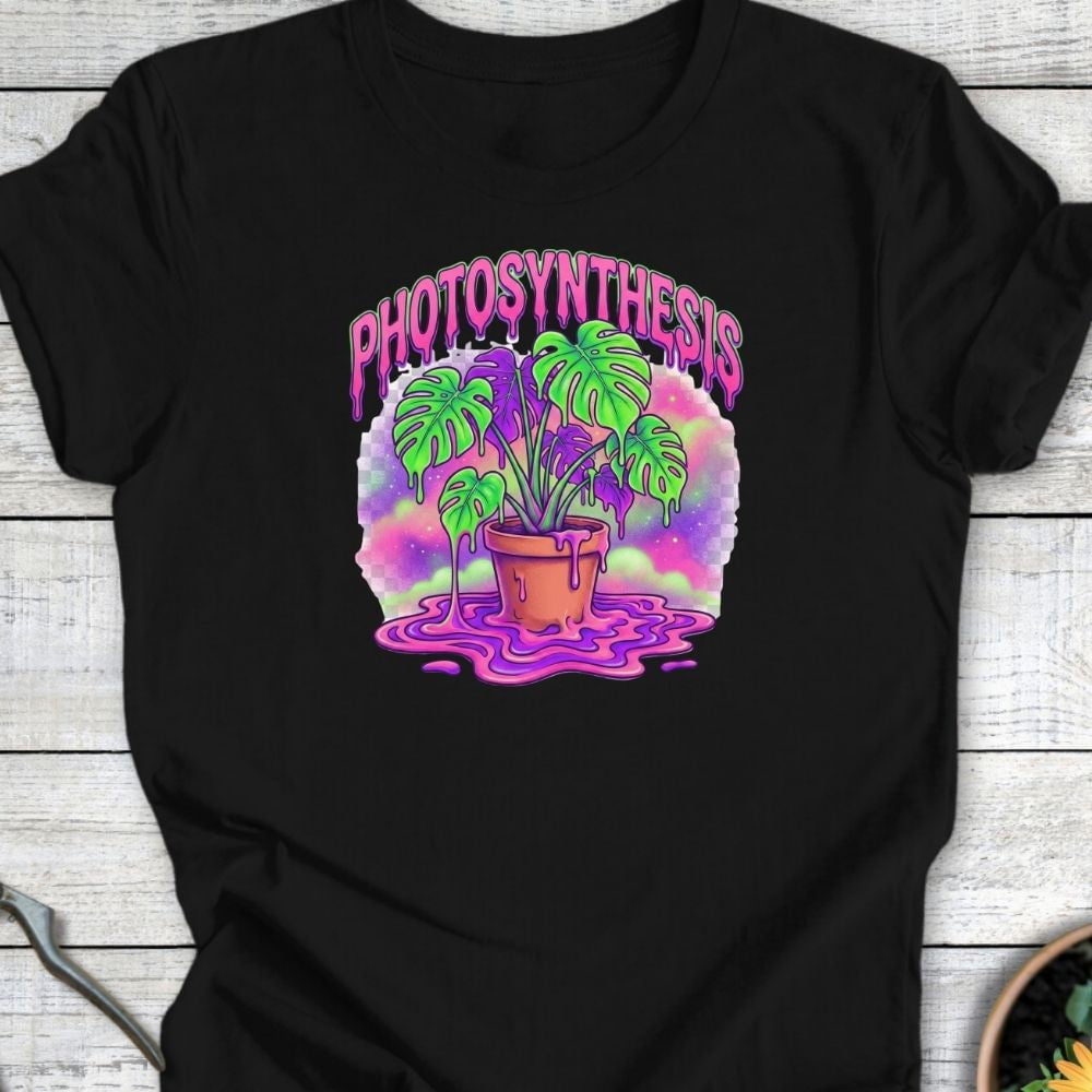 Printify T-Shirt Black / S Photosynthesis Glow T-Shirt