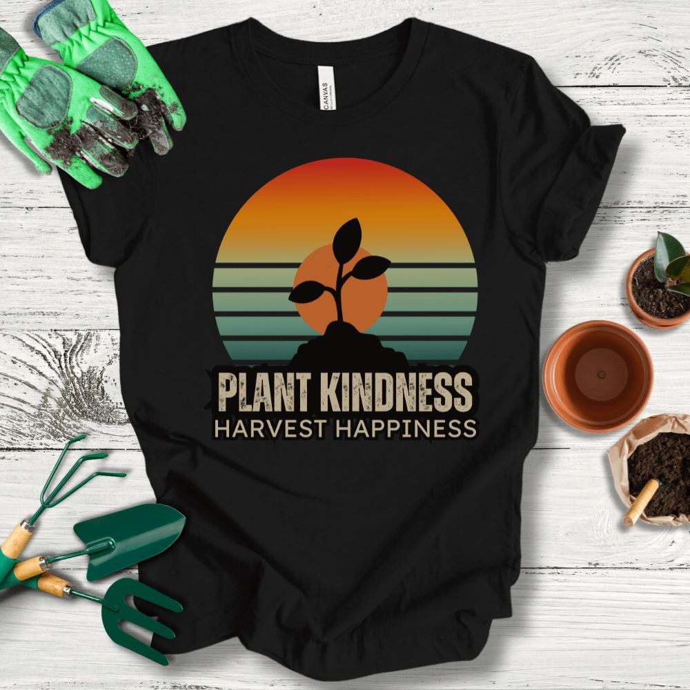 Printify T-Shirt Black / S Plant Kindness