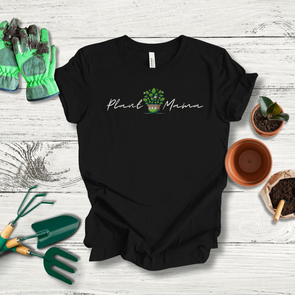 Printify T-Shirt Black / S Plant Mama T-Shirt