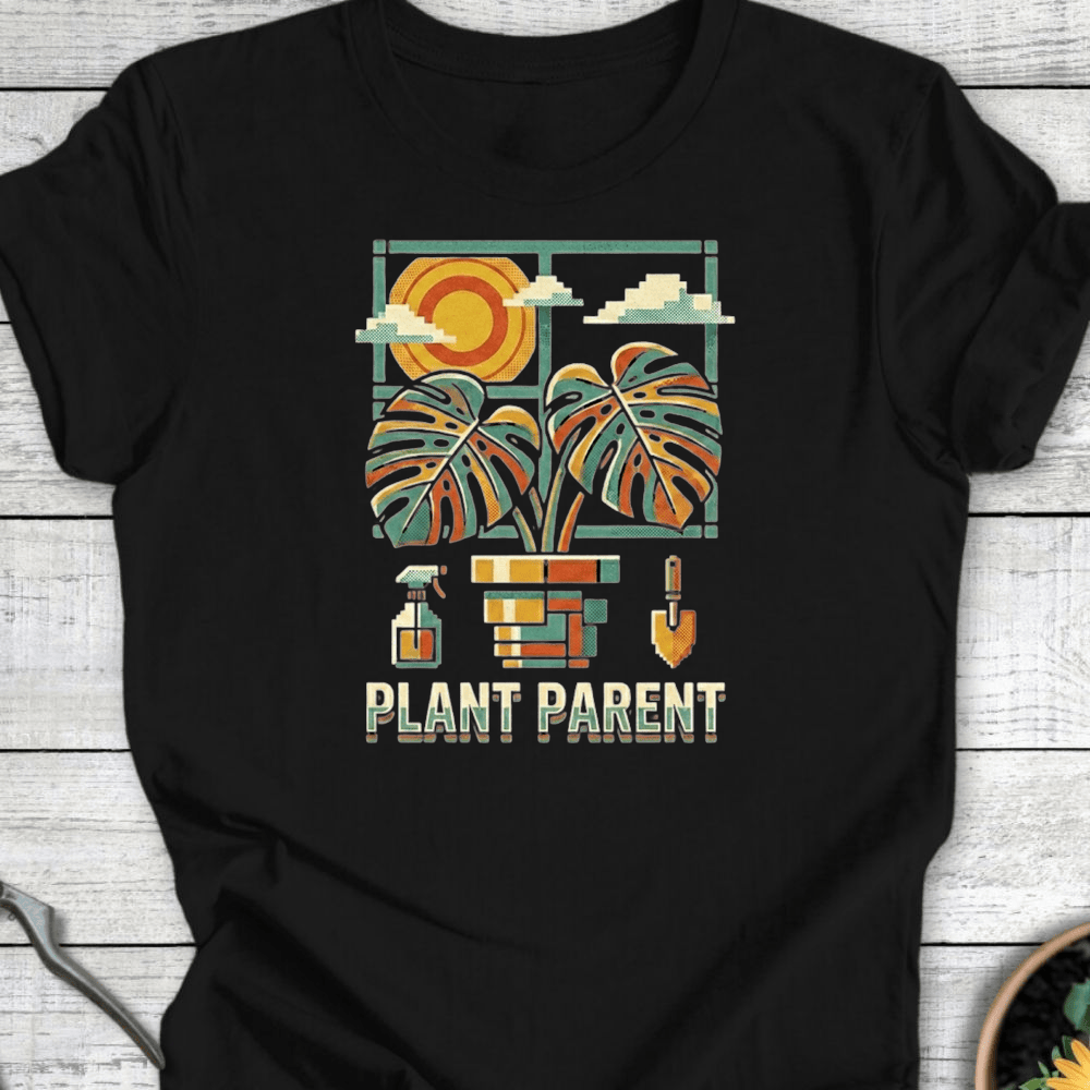 Printify T-Shirt Black / S Plant Parent T-Shirt