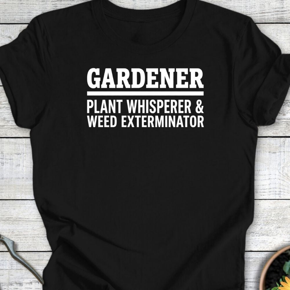 Printify T-Shirt Black / S Plant & Weed T-Shirt