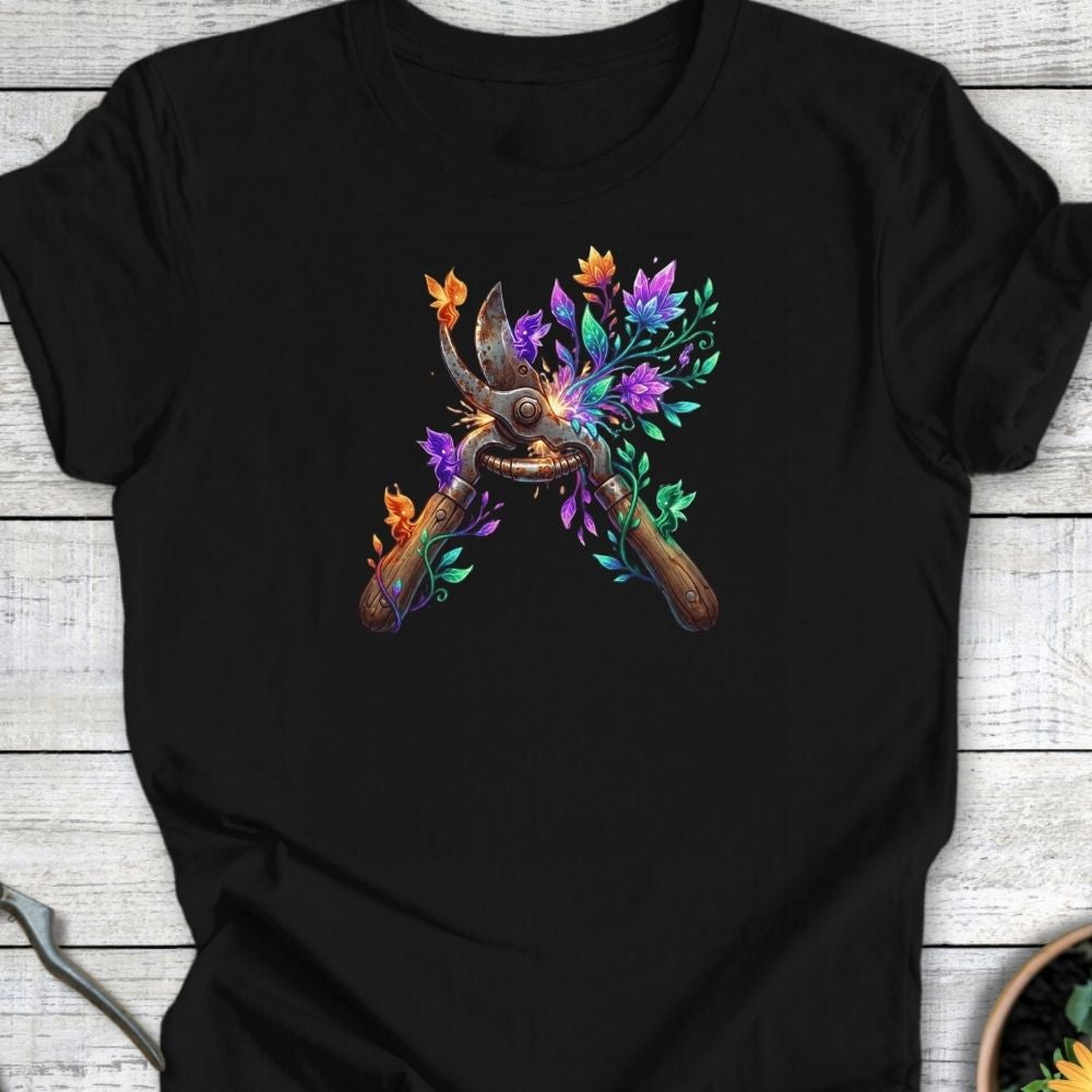 Printify T-Shirt Black / S Pruner's Bloom T-Shirt