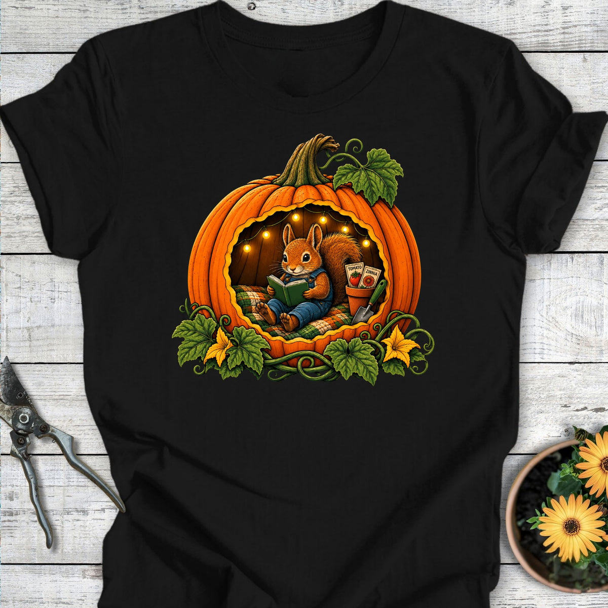 Printify T-Shirt Black / S Pumpkin Nook T-Shirt