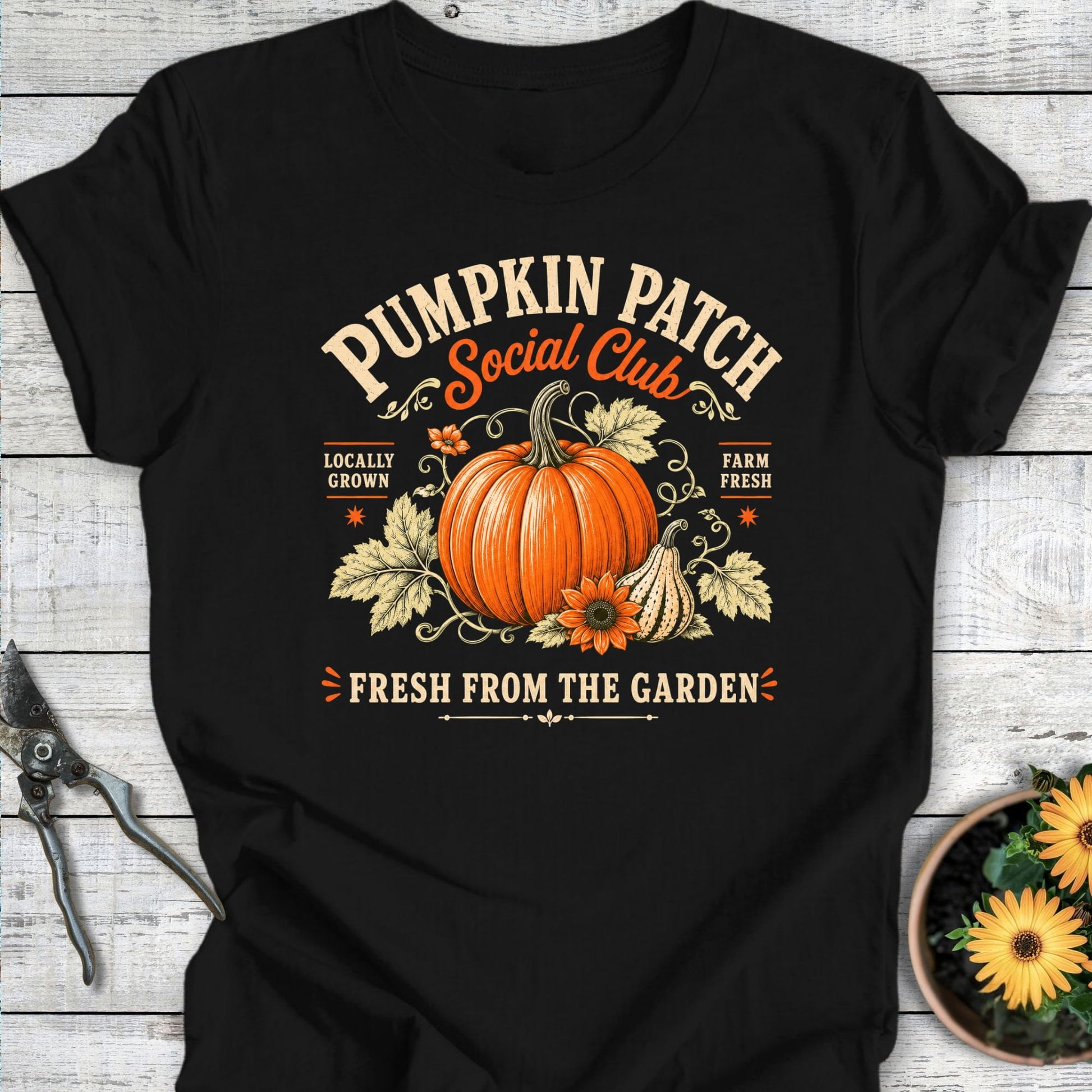 Printify T-Shirt Black / S Pumpkin Patch T-Shirt