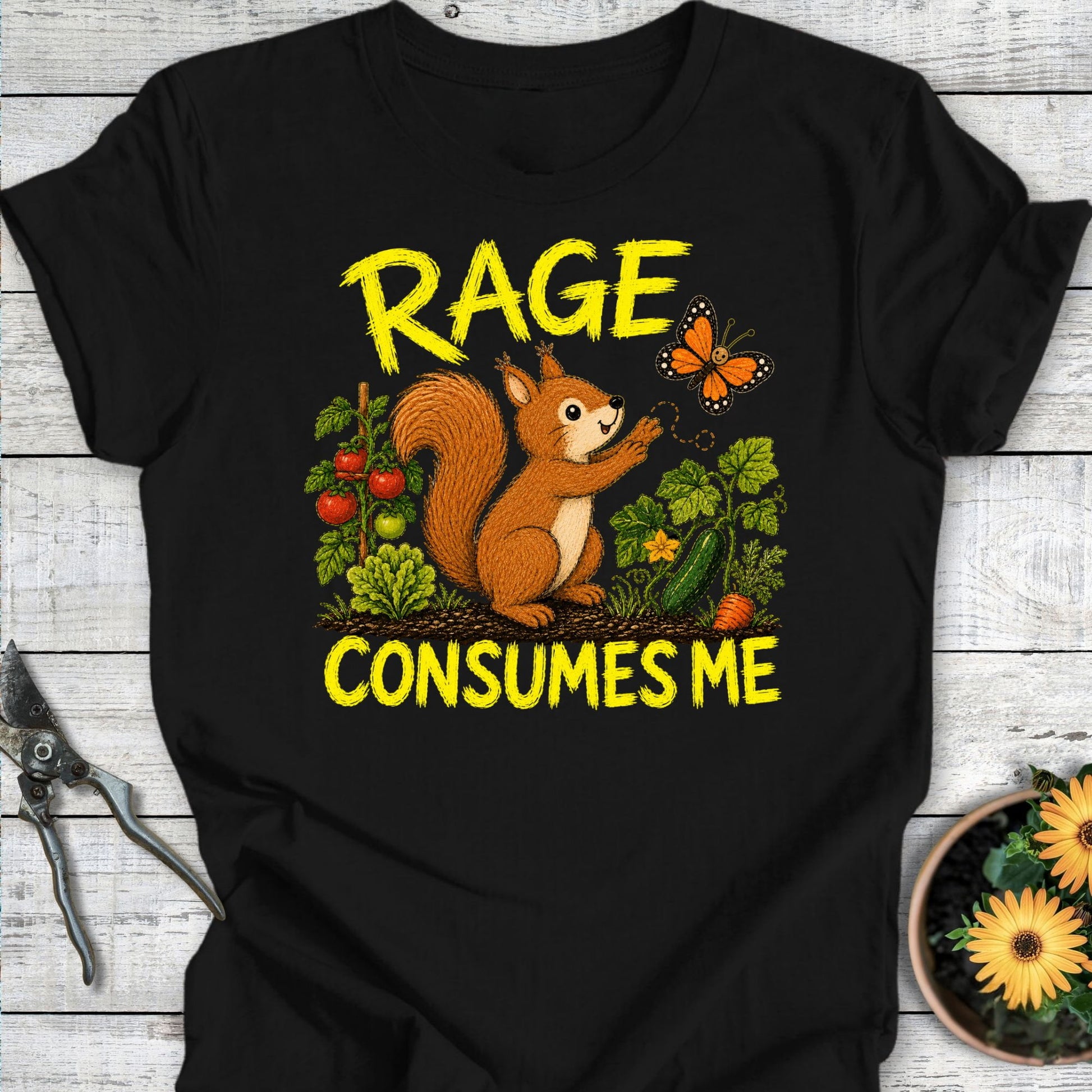 Printify T-Shirt Black / S Rage T-Shirt