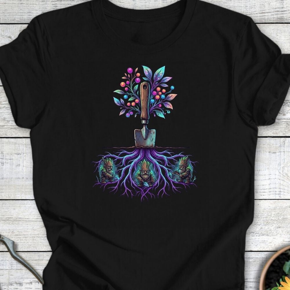 Printify T-Shirt Black / S Root Gnomes T-Shirt
