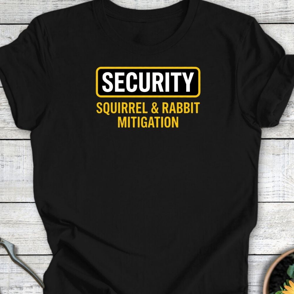 Printify T-Shirt Black / S Security T-Shirt