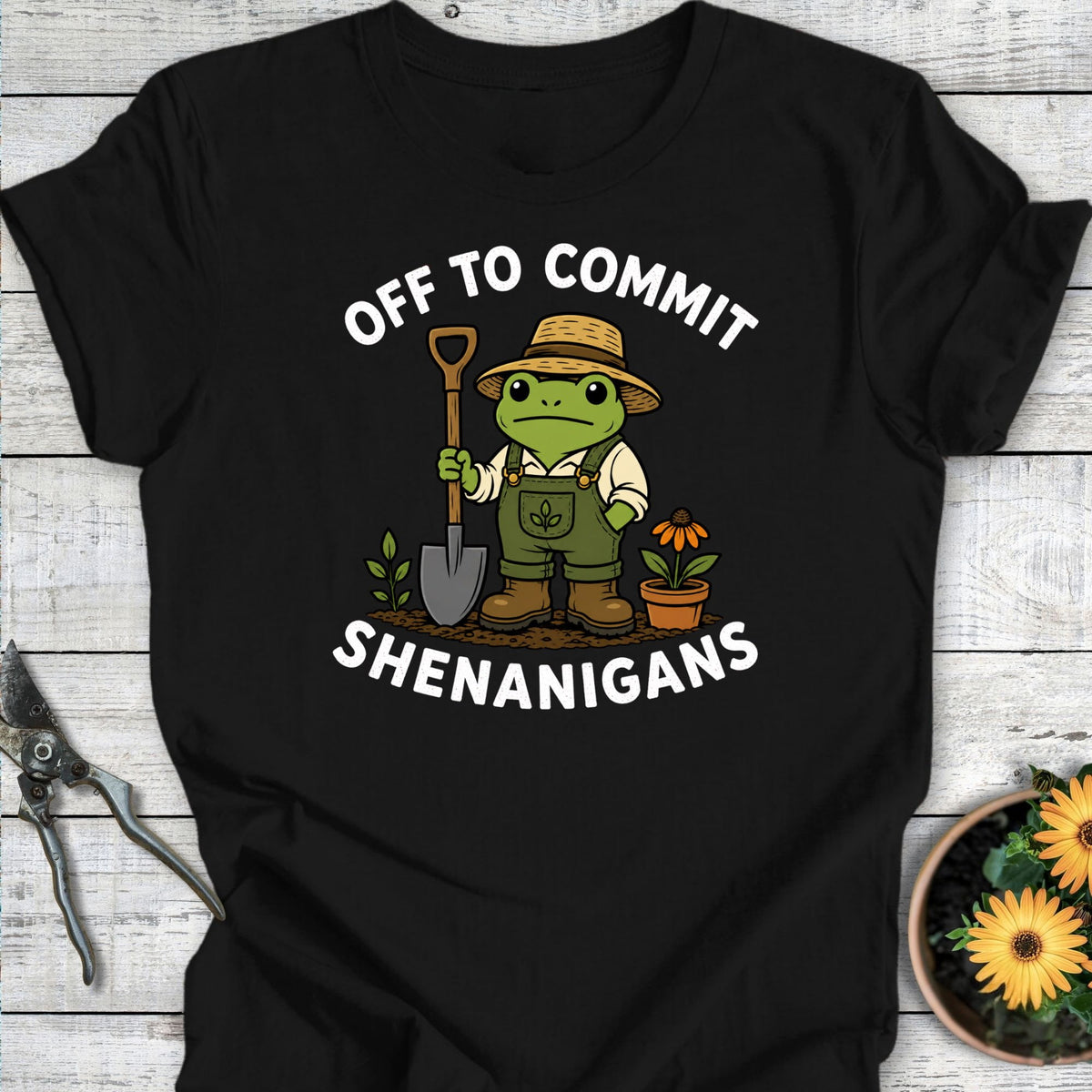 Printify T-Shirt Black / S Shenanigans T-Shirt