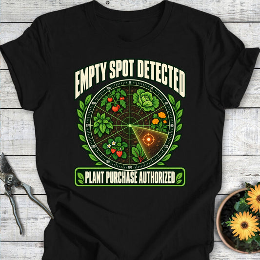 Printify T-Shirt Black / S Spot Detected T-Shirt