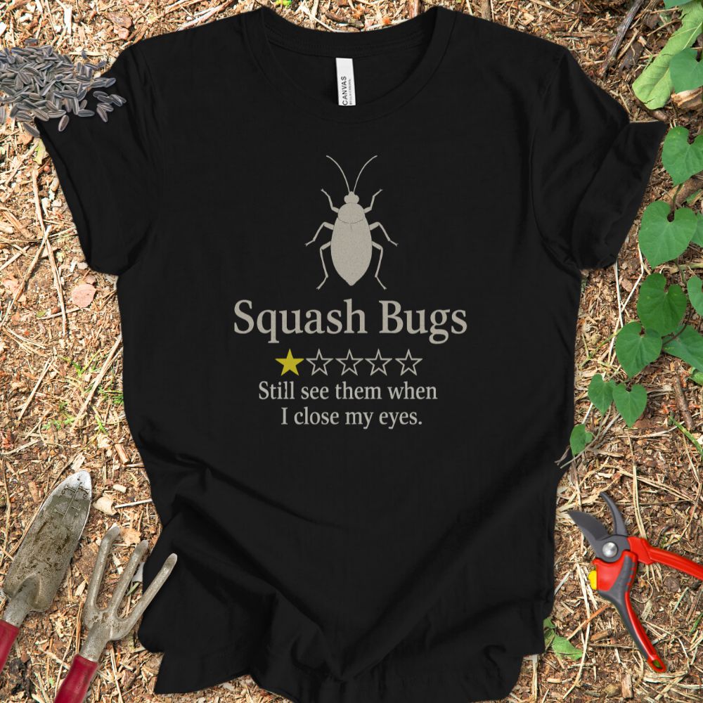 Printify T-Shirt Black / S Squash Bugs Review