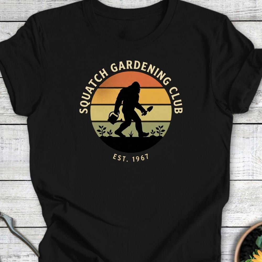 Printify T-Shirt Black / S Squatch Gardening Club II T-Shirt