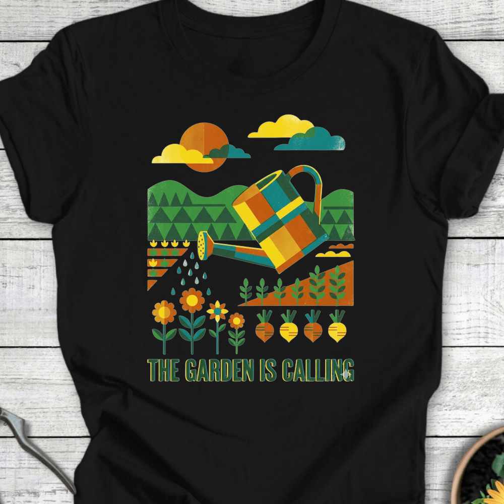 Printify T-Shirt Black / S The Garden is Calling T-Shirt