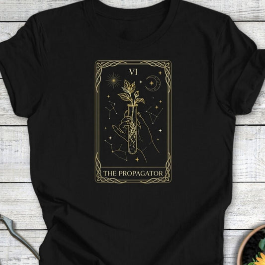 Printify T-Shirt Black / S The Propagator Tarot T-Shirt