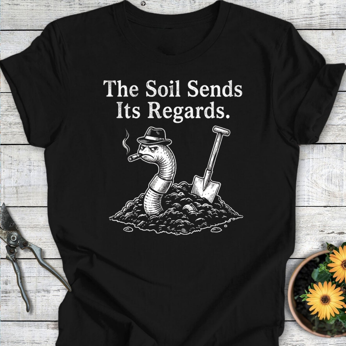 Printify T-Shirt Black / S The Soil Sends T-Shirt