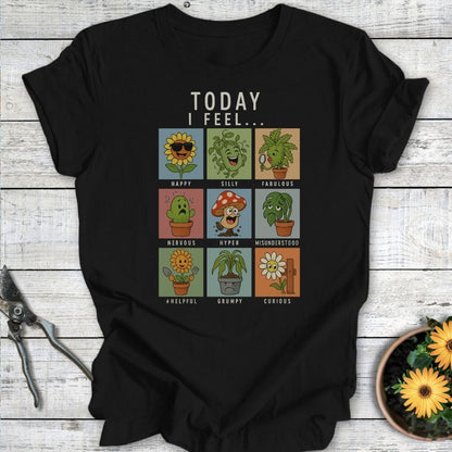 Printify T-Shirt Black / S Today I Feel...