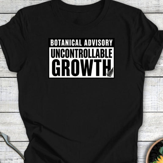 Printify T-Shirt Black / S Uncontrollable Growth T-Shirt