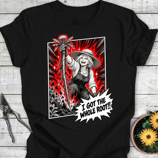 Printify T-Shirt Black / S Whole Root T-Shirt