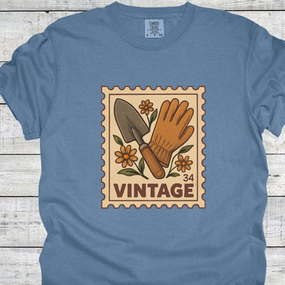 Printify T-Shirt Blue Jean / S Vintage Gardener