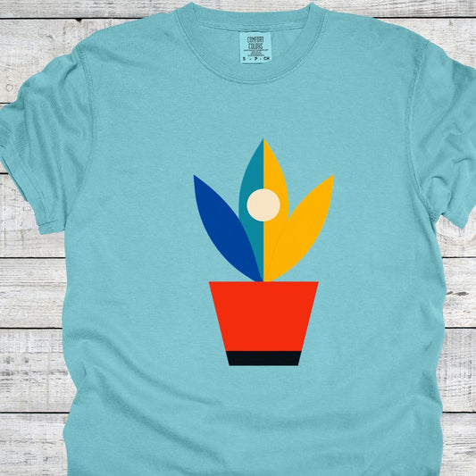 Printify T-Shirt Chalky Mint / S Potted in Color T-Shirt