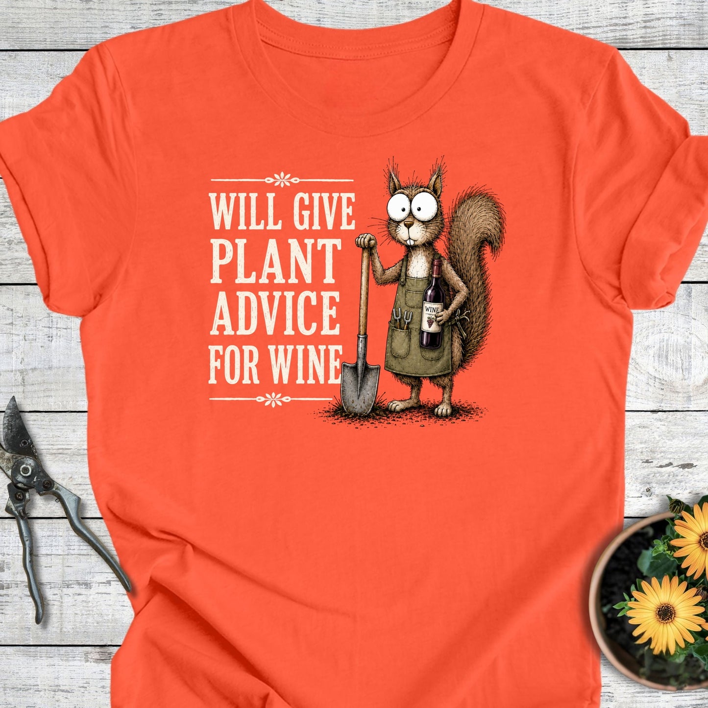Printify T-Shirt Coral / S Advice for Wine II T-Shirt