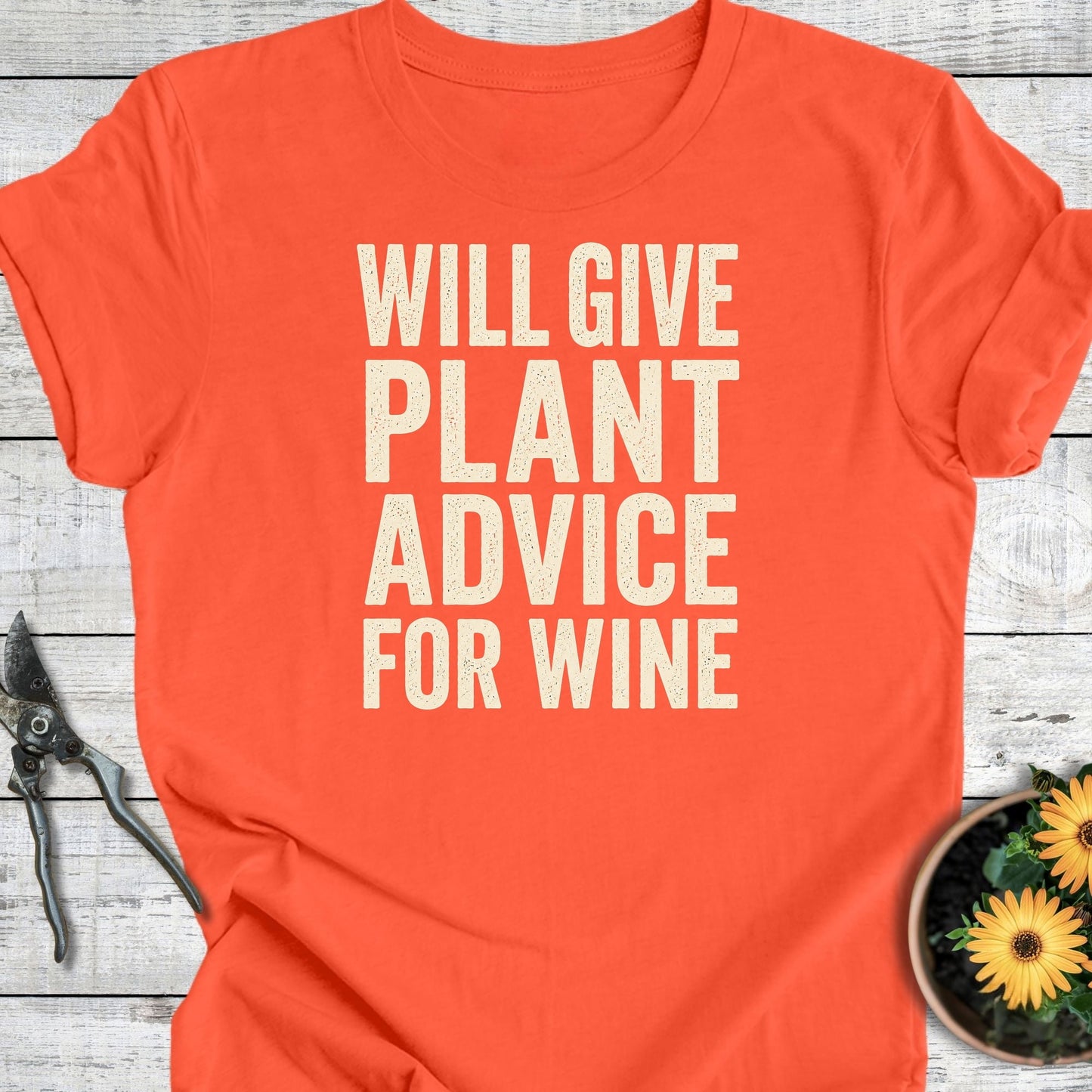 Printify T-Shirt Coral / S Advice for Wine T-Shirt