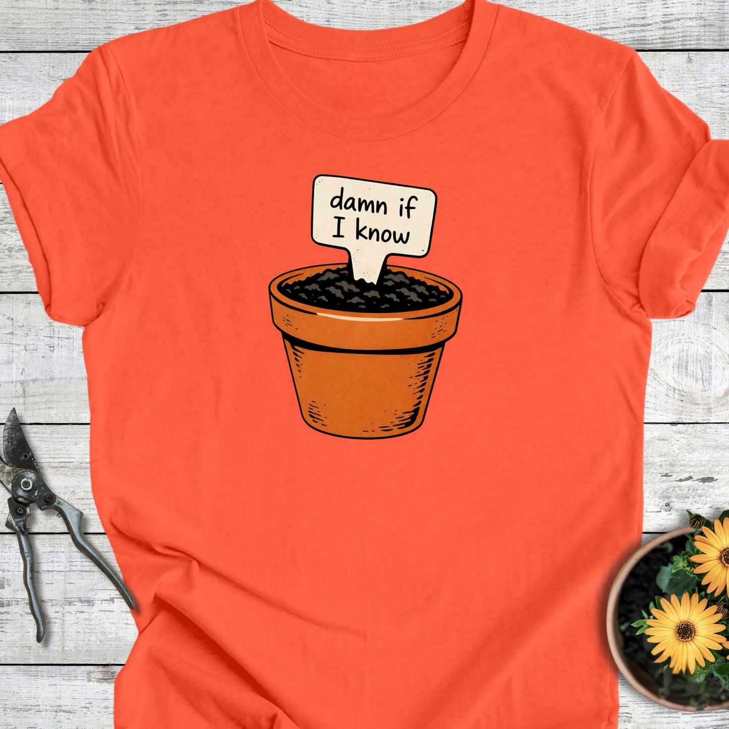 Printify T-Shirt Coral / S Damn If I Know T-Shirt