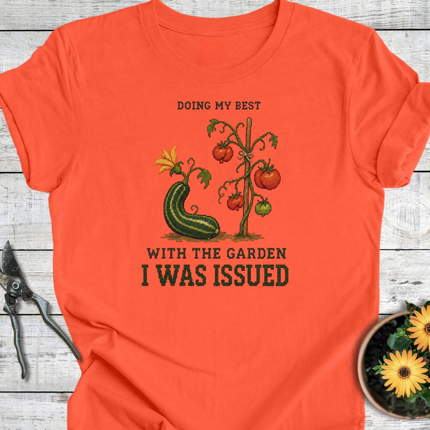 Printify T-Shirt Coral / S Doing My Best T-Shirt