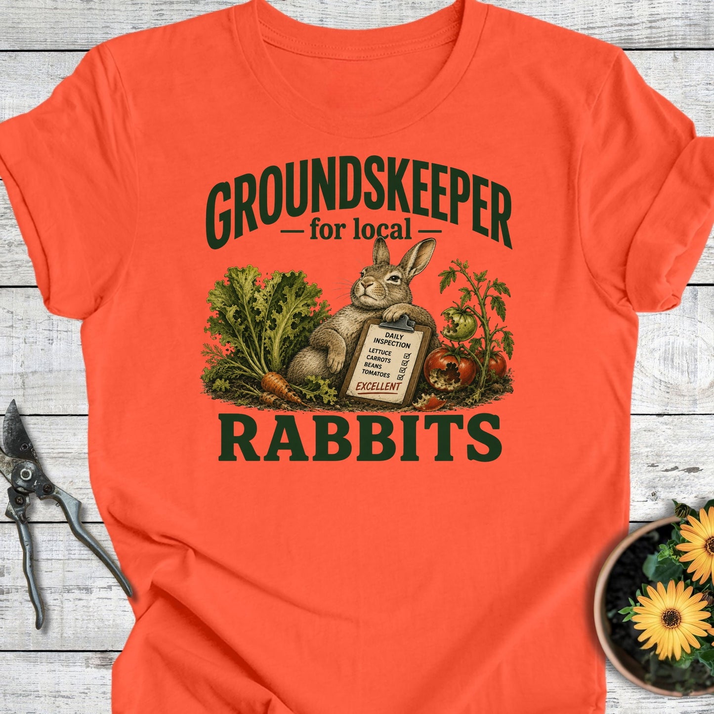 Printify T-Shirt Coral / S Groundskeeper T-Shirt