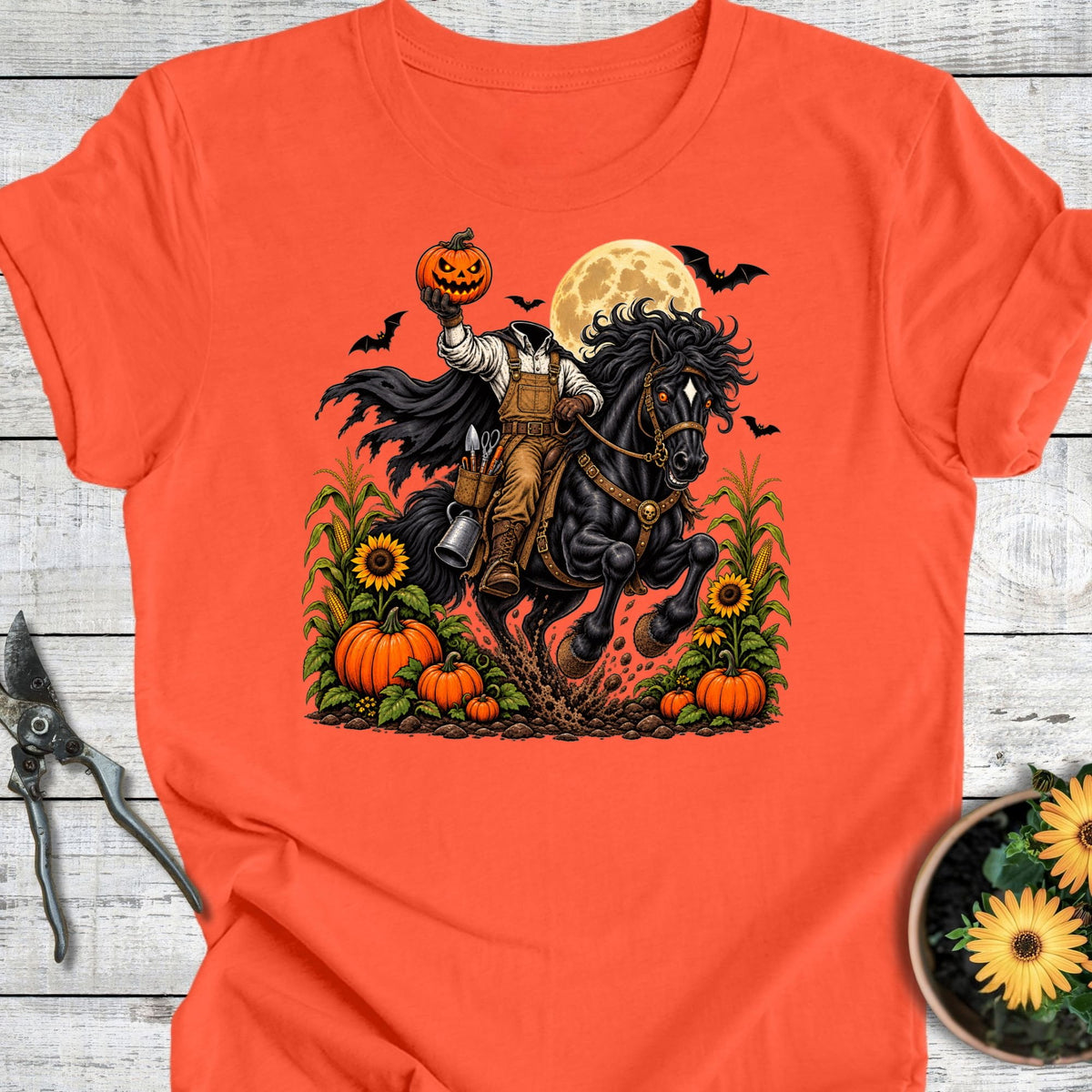 Printify T-Shirt Coral / S Headless Garden T-Shirt