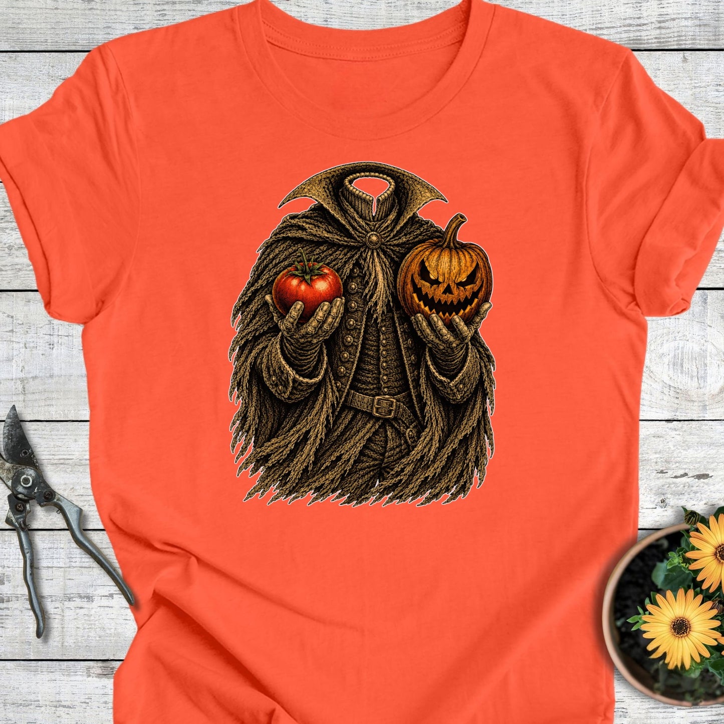 Printify T-Shirt Coral / S Headless Harvest T-Shirt