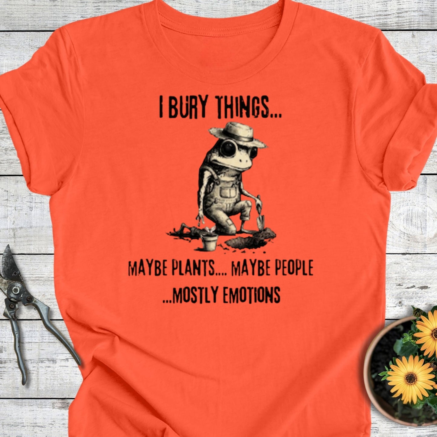 Printify T-Shirt Coral / S I Bury Things III T-Shirt