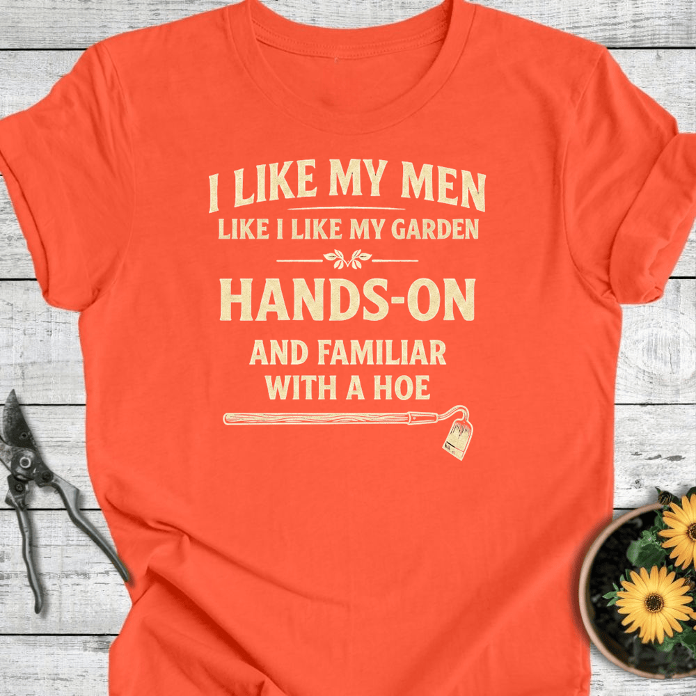 Printify T-Shirt Coral / S I Like My Men T-Shirt