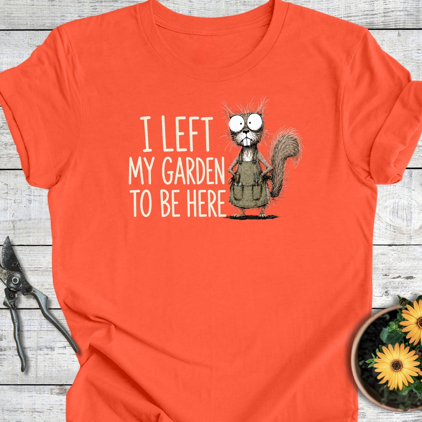 Printify T-Shirt Coral / S Left My Garden III T-Shirt
