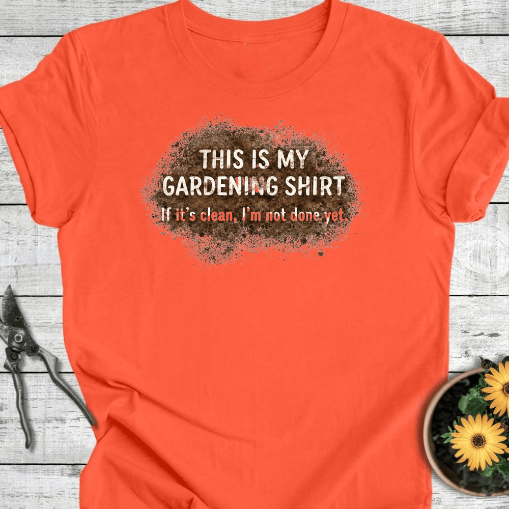 Printify T-Shirt Coral / S My Gardening II T-Shirt