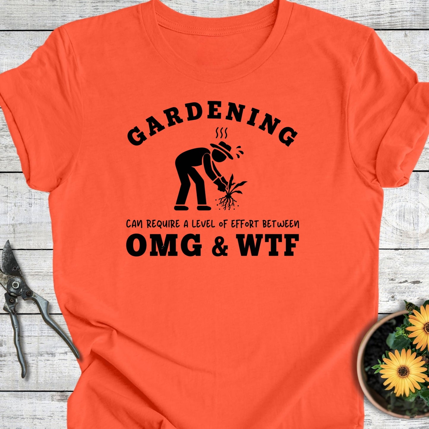 Printify T-Shirt Coral / S OMG & WTF T-Shirt