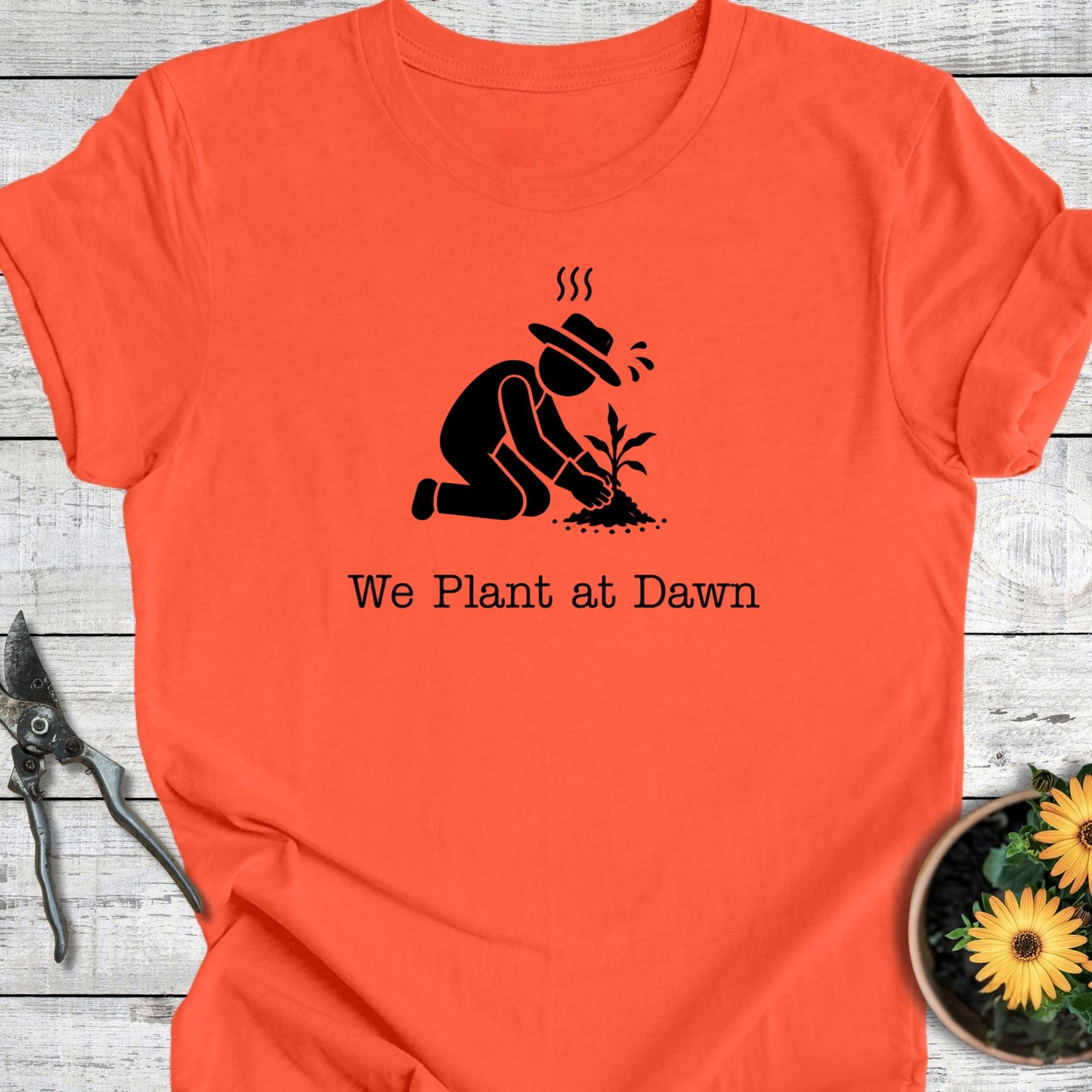 Printify T-Shirt Coral / S Plant at Dawn IV T-Shirt