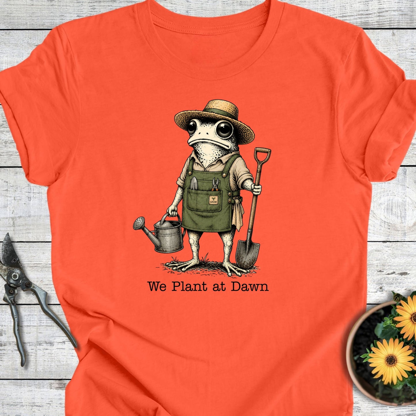 Printify T-Shirt Coral / S Plant At Dawn T-Shirt