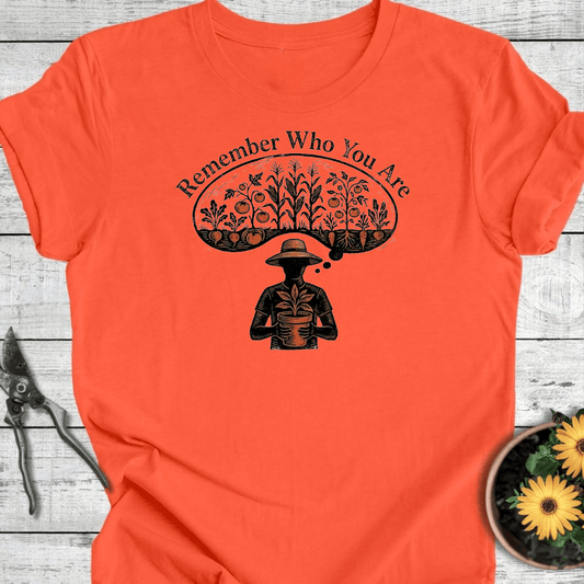 Printify T-Shirt Coral / S Who You Are II T-Shirt