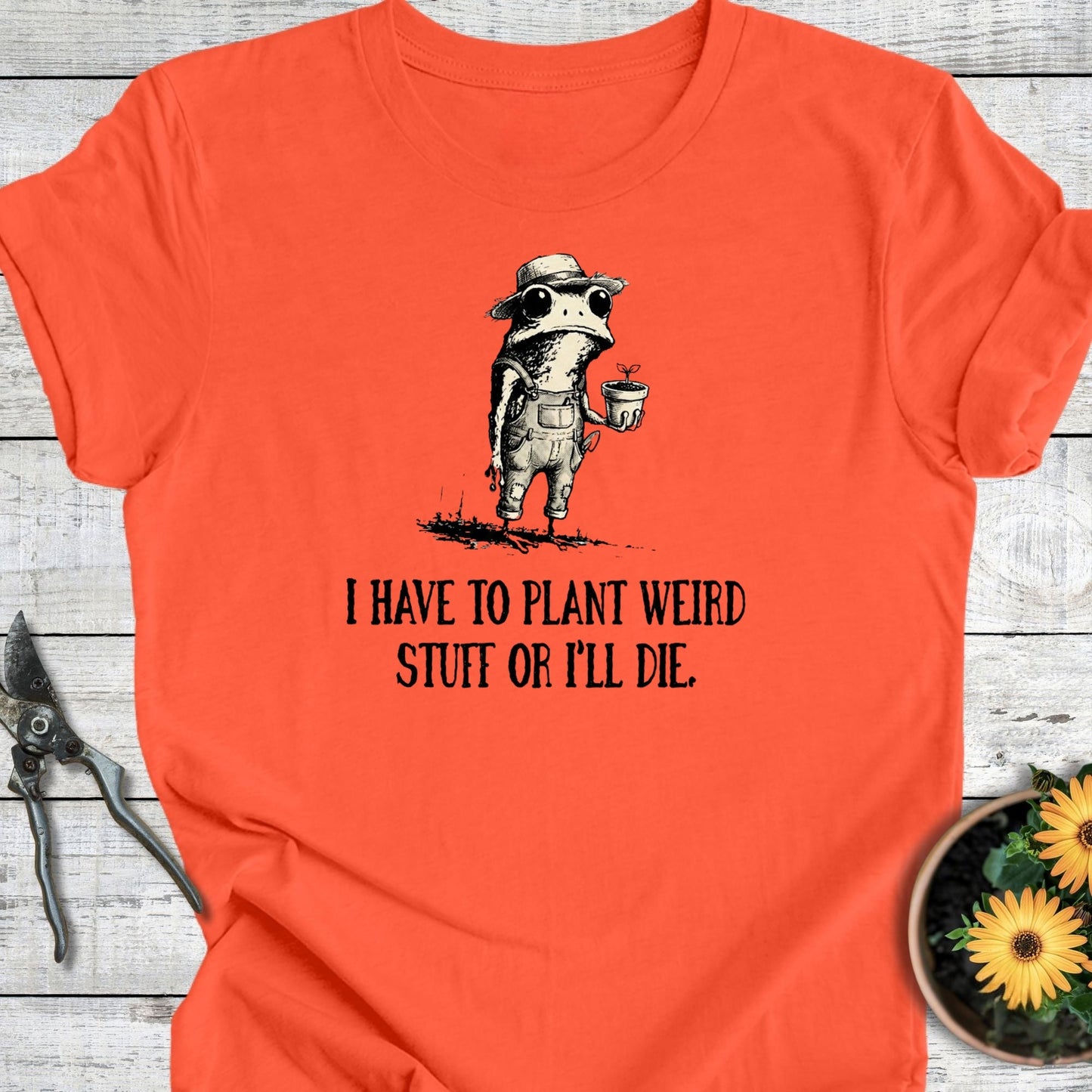 Printify T-Shirt Coral / S Wierd Stuff T-Shirt