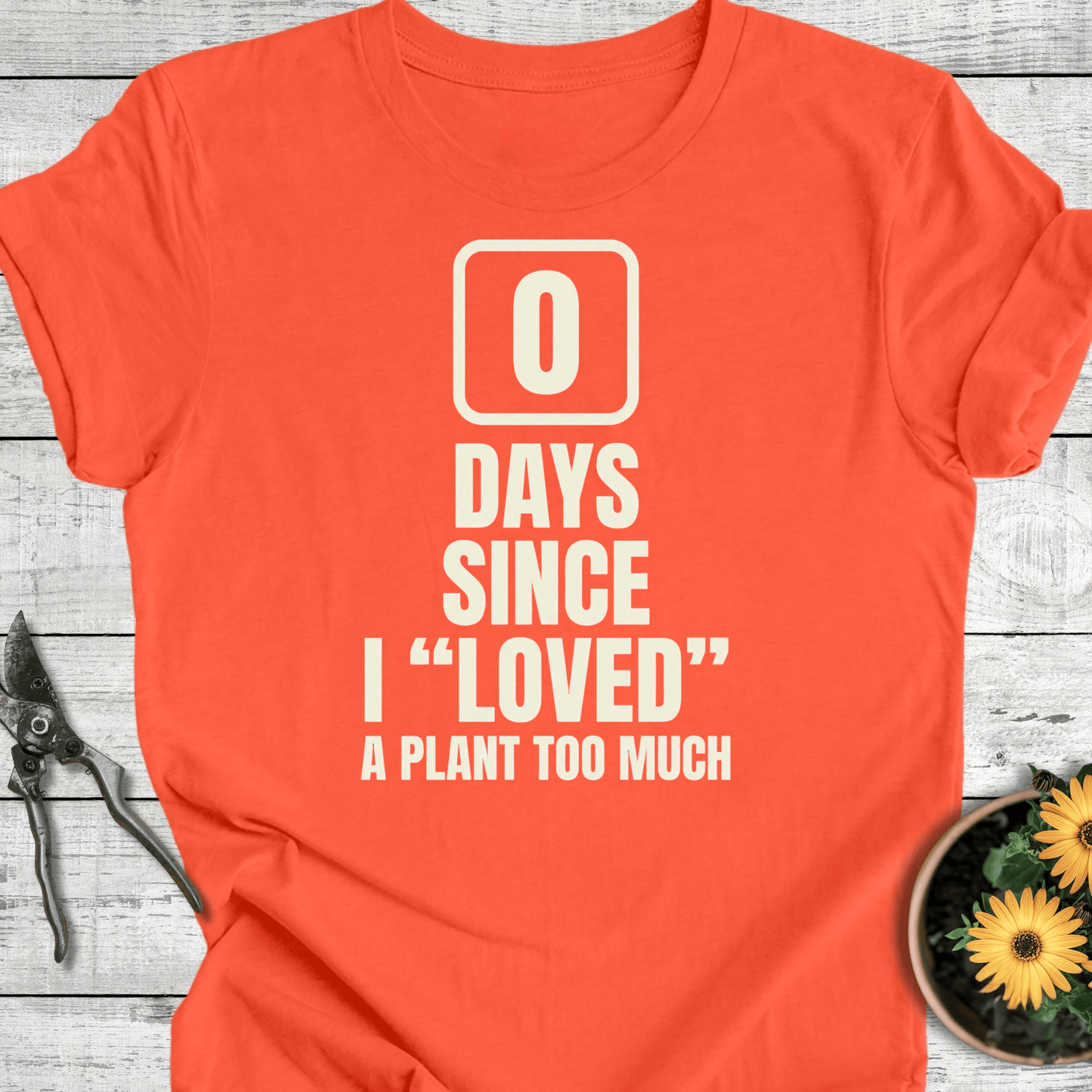 Printify T-Shirt Coral / S Zero Days T-Shirt