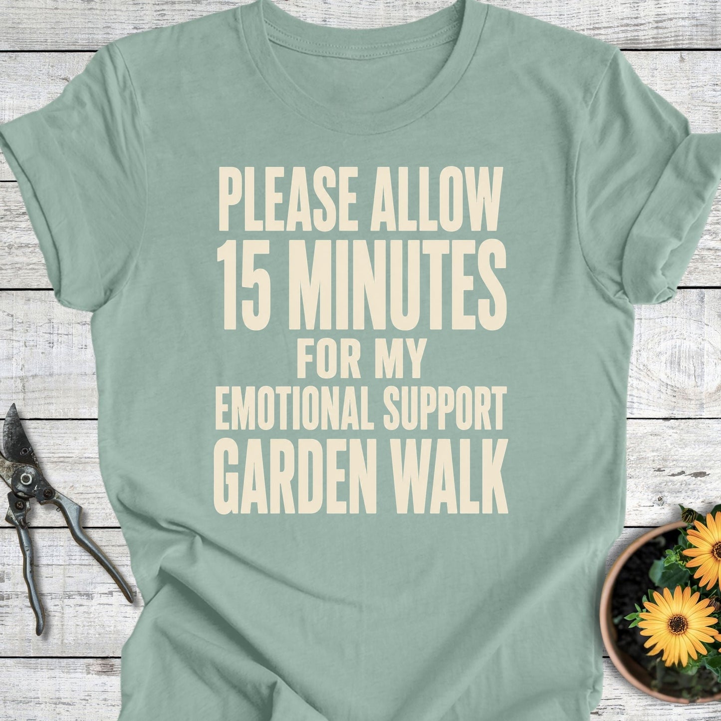 Printify T-Shirt Dusty Blue / S 15 Minutes T-Shirt