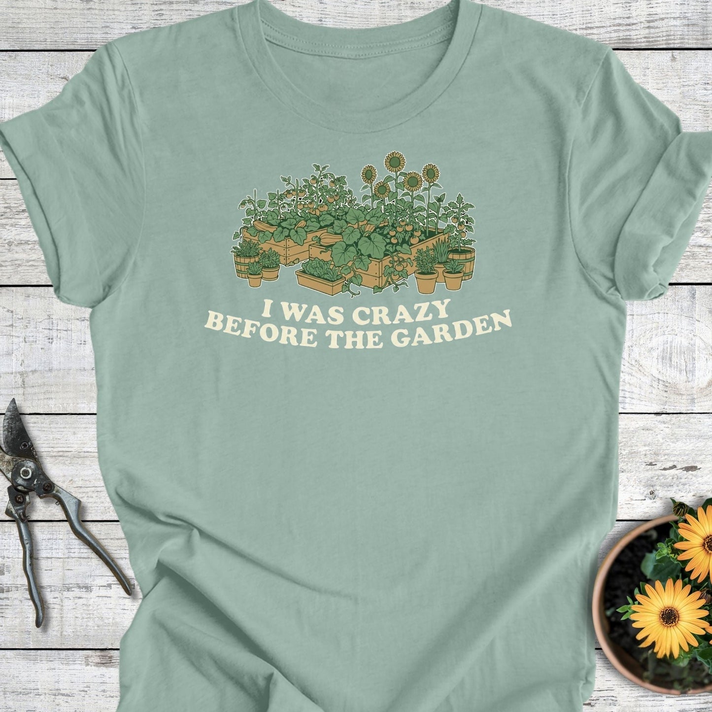 Printify T-Shirt Dusty Blue / S Before the Garden T-Shirt