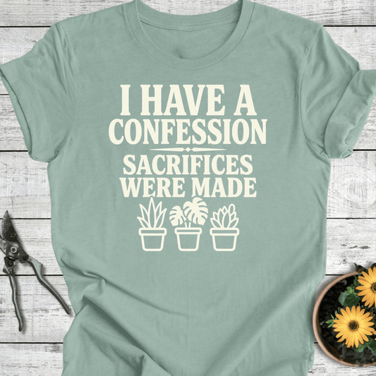 Printify T-Shirt Dusty Blue / S Confession II T-Shirt